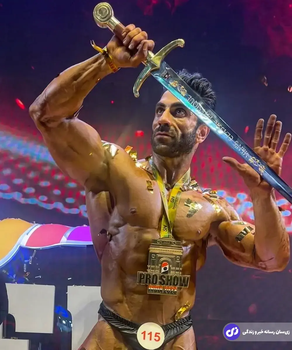 وحید بادپی؛ بدنساز قهرمان لرستانی و معروف به «یوزپلنگ ایران» که دو بار در مسابقات مسترالمپیا شرکت کرد وحید بادپی