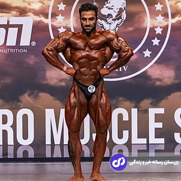 وحید بادپی؛ بدنساز قهرمان لرستانی و معروف به «یوزپلنگ ایران» که دو بار در مسابقات مسترالمپیا شرکت کرد وحید بادپی