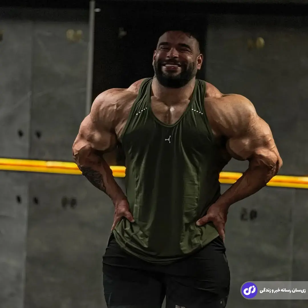 ایمان رضایی؛ بدنساز سنگینوزن لرستانی با عضلات ساق پای حجیم و معروف به «غول الیگودرز» که توانست اسکوات ۴۰۰ کیلویی را دو تکرار بزند ایمان رضایی