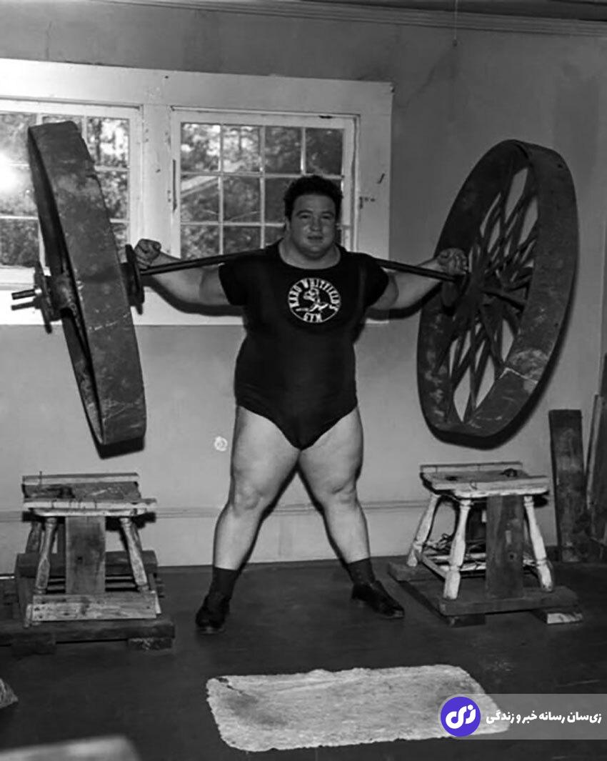 پل اندرسون؛ پدر پاورلیفتینگ و قویترین مرد تاریخ جهان که وزنه عجیب ۲۸۴۰ کیلیویی را بلند کرد! پل اندرسون