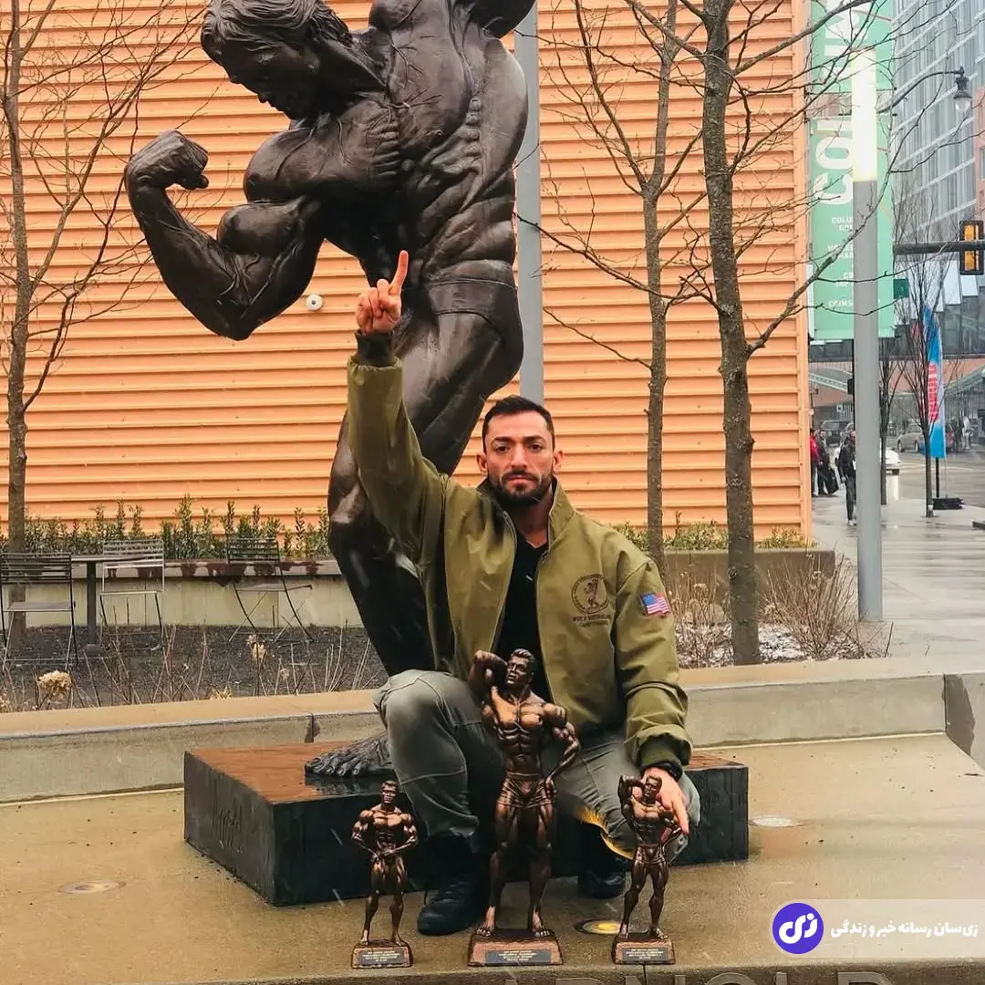 آبتین شکرابی؛ بدنساز جنتلمن ایرانی و دوست هانی رامبد با سه قهرمانی کشوری که به آمریکا مهاجرت کرد و قهرمان آرنولد کلاسیک شد آبتین شکرابی