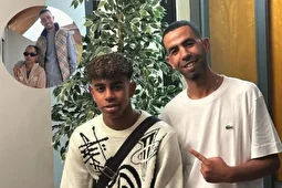 پدر لامینه یامال عاشق شد؛ نامزد مونیر نصراوی تنها ۵ سال از یامال بزرگتر است!