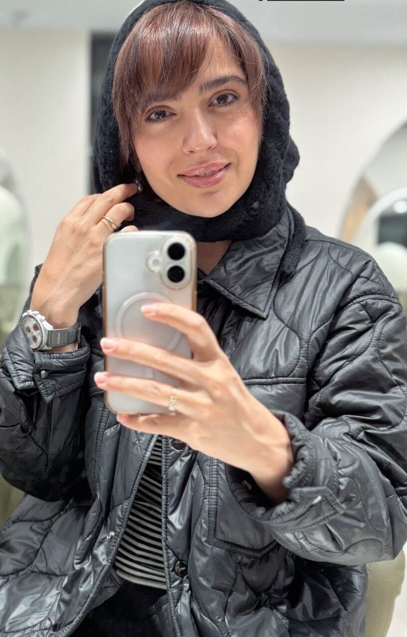 چهره بدون آرایش مونا کرمی در عکس جدیدش