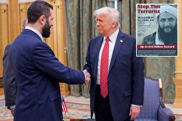 (ویدئو) ورود عجیب جولانی به کاخ سفید از در پشتی!