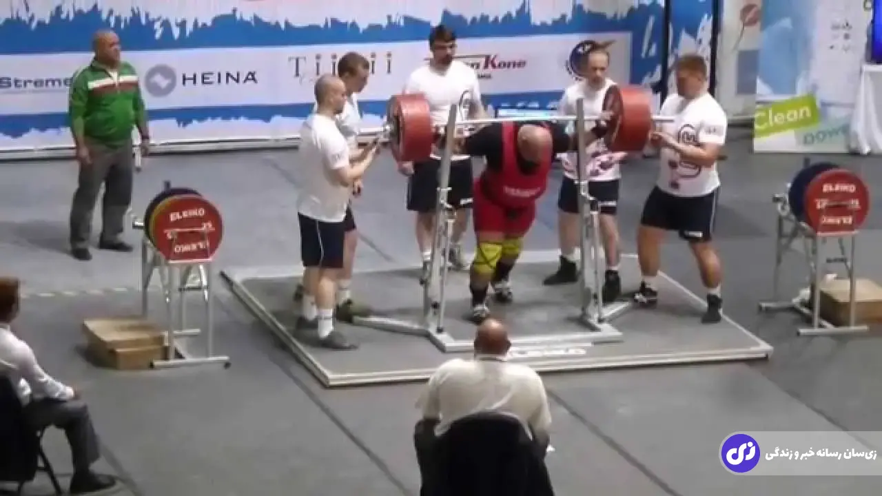 مجتبی ملکی؛ قهرمان ایلامی پاورلیفتینگ جهان معروف به «پادشاه اسکات دنیا» که توانست ۳۰۰ کیلو اسکات بدون دست بزند مجتبی ملکی