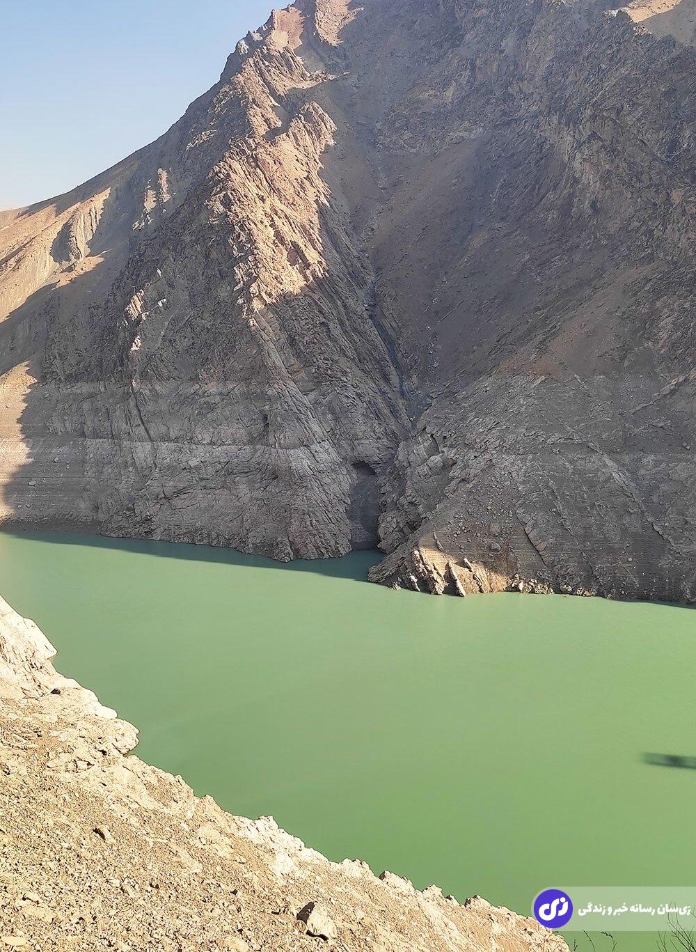 (تصاویر) وضعیت تکان دهنده سد کرج جمعه ۲۳ آبان ماه ۱۴۰۴