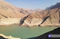 (تصاویر) وضعیت تکان دهنده سد کرج جمعه ۲۳ آبان ماه ۱۴۰۴