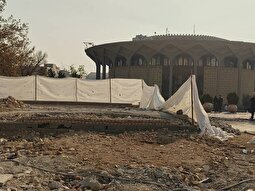 زاکانی حوض تئاتر شهر را با خاک یکسان کرد