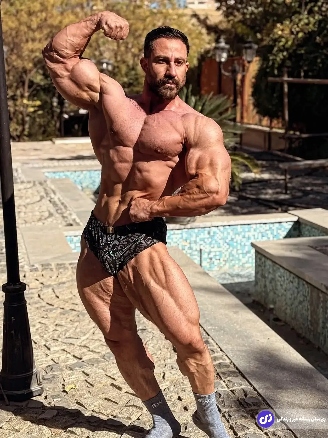 سامان الفتی؛ بدنساز کرمانشاهی و معروف به «سوپر ژنتیک فیزیک کلاسیک» که چندین بار مدال طلا گرفت و هدفش حضور در مسابقات مسترالمپیاست سامان الفتی