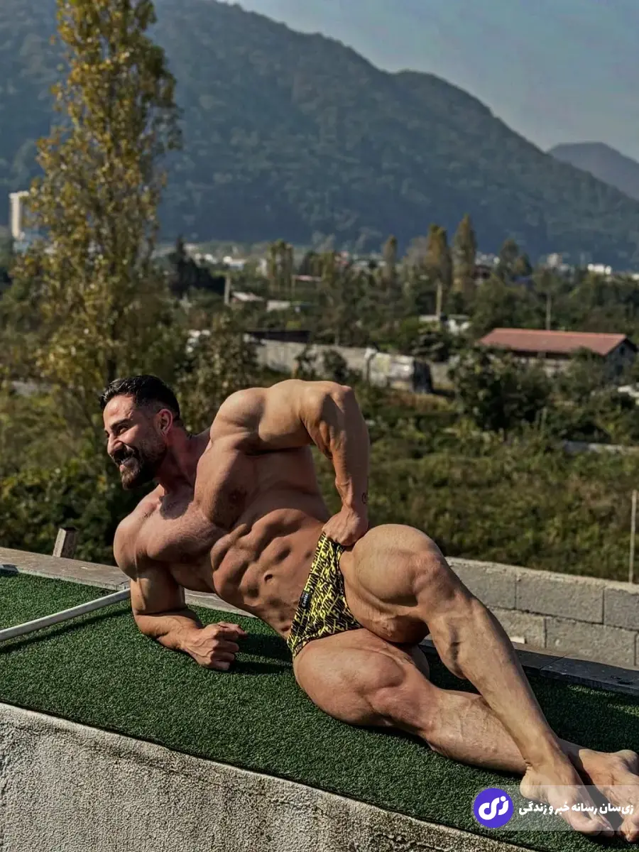 سامان الفتی؛ بدنساز کرمانشاهی و معروف به «سوپر ژنتیک فیزیک کلاسیک» که چندین بار مدال طلا گرفت و هدفش حضور در مسابقات مسترالمپیاست سامان الفتی