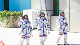 در یک حادثه نادر سه چینی در فضا گیر افتاده‌اند!