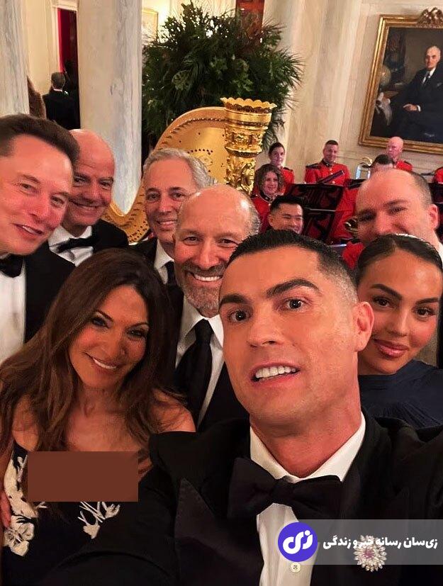 عکس سلفی که فضای مجازی را لرزاند؛ عکس ۷۰۰ میلیارد دلاری رونالدو با غول‌های سیاست و اقتصاد