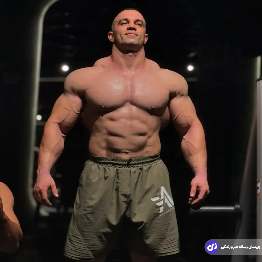 مهدی جابری؛ بدنساز ایلامی و ژنرال بیلدینگ ایران معروف به «مرد یخی» که اولین بدنساز ایرانی قهرمان دسته ۲۱۲ پوند و دارنده جواز مسترالمپیای ۲۰۲۴ است مهدی جابری