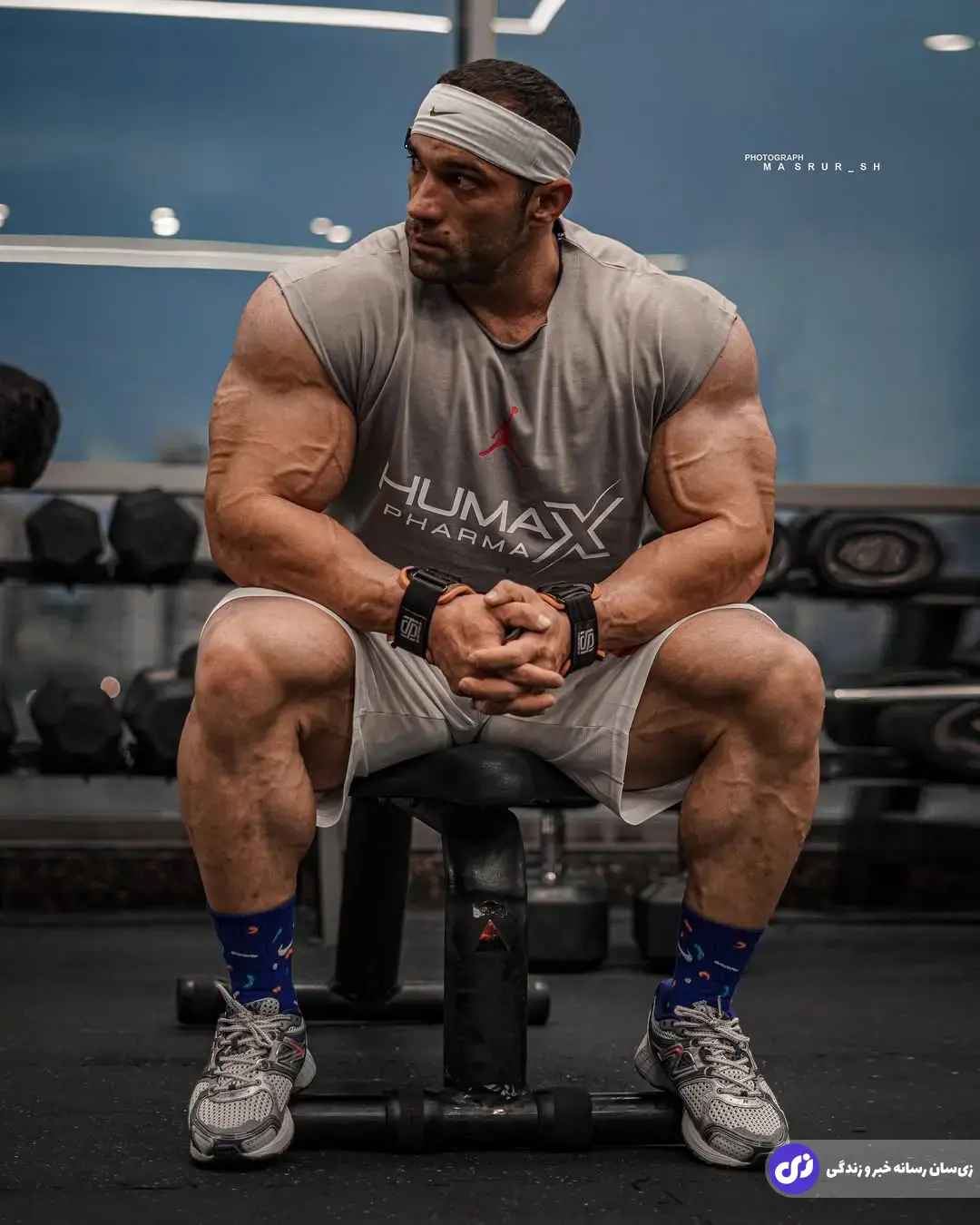 مهدی جابری؛ بدنساز ایلامی و ژنرال بیلدینگ ایران معروف به «مرد یخی» که اولین بدنساز ایرانی قهرمان دسته ۲۱۲ پوند و دارنده جواز مسترالمپیای ۲۰۲۴ است مهدی جابری