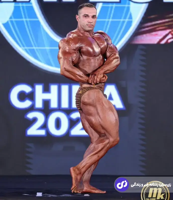 مهدی جابری؛ بدنساز ایلامی و ژنرال بیلدینگ ایران معروف به «مرد یخی» که اولین بدنساز ایرانی قهرمان دسته ۲۱۲ پوند و دارنده جواز مسترالمپیای ۲۰۲۴ است مهدی جابری