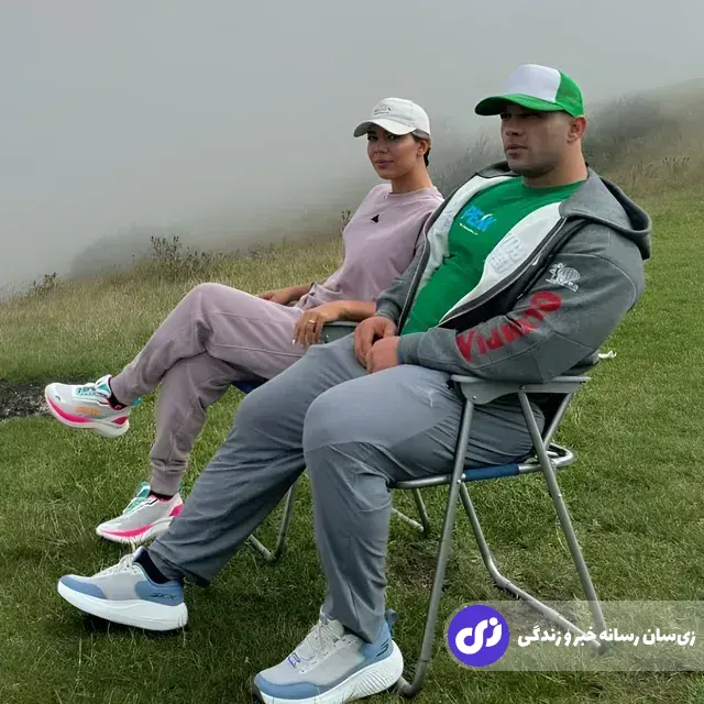 مهدی جابری؛ بدنساز ایلامی و ژنرال بیلدینگ ایران معروف به «مرد یخی» که اولین بدنساز ایرانی قهرمان دسته ۲۱۲ پوند و دارنده جواز مسترالمپیای ۲۰۲۴ است مهدی جابری و همسرش