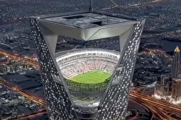 اولین تصاویر از استادیومی شگفت‌انگیز در عربستان! + ویدئو