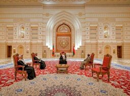 (تصاویر) فرش‌های ایرانی در کاخ اصلی سلطان عمان