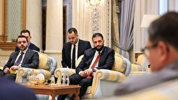 (عکس) نشست احمد الشرع با سرمایه گذاران جهانی در ریاض