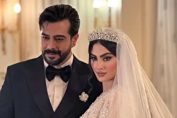 فیلم عروسی مریم مومن و سهیل قاصدی با آهنگ مشهور ترکی و عقد آریایی؛ سهیل قاصدی شوهر مریم مومن کیست؟