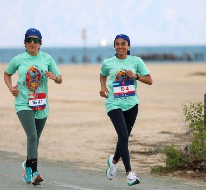 (تصاویر) ماراتن کیش در دولت مرحوم رئیسی در سال ۱۴۰۲