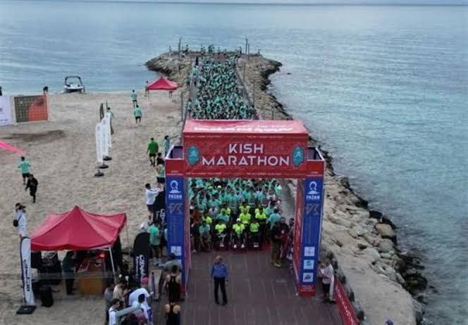 (تصاویر) ماراتن کیش در دولت مرحوم رئیسی در سال ۱۴۰۲