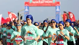 (تصاویر) ماراتن کیش در دولت مرحوم رئیسی در سال ۱۴۰۲