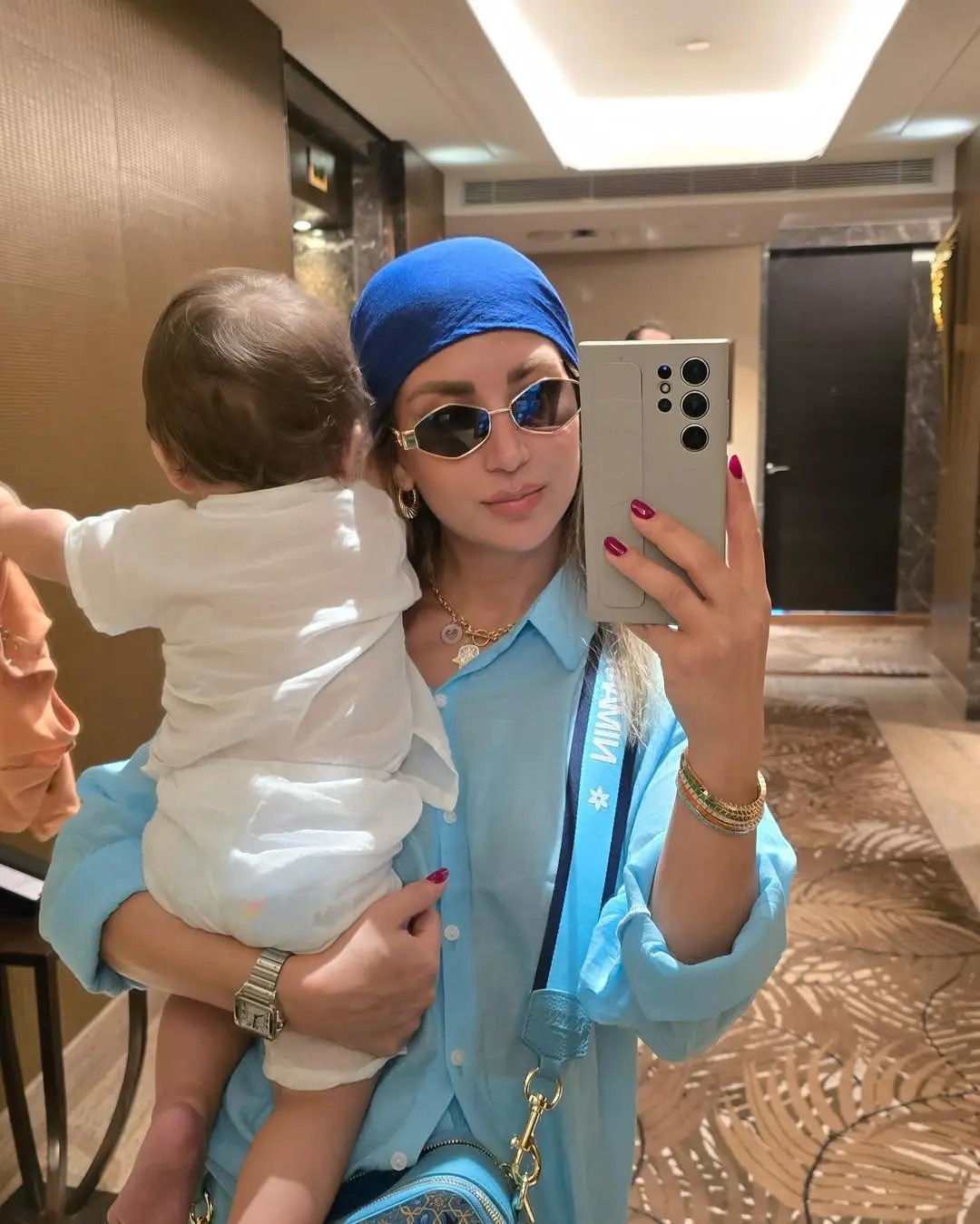 (تصاویر) رونمایی از جواهرات لاکچری مینا مختاری، همسر بهرام رادان