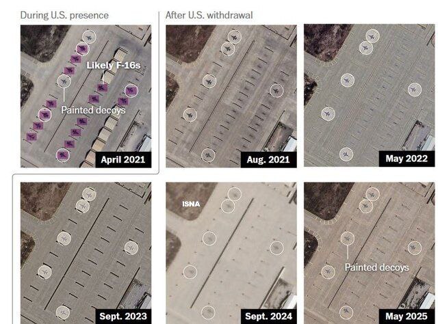 طالبان در بگرام به‌جای هواپیما‌ و جنگنده‌های واقعی نقاشی کشید!