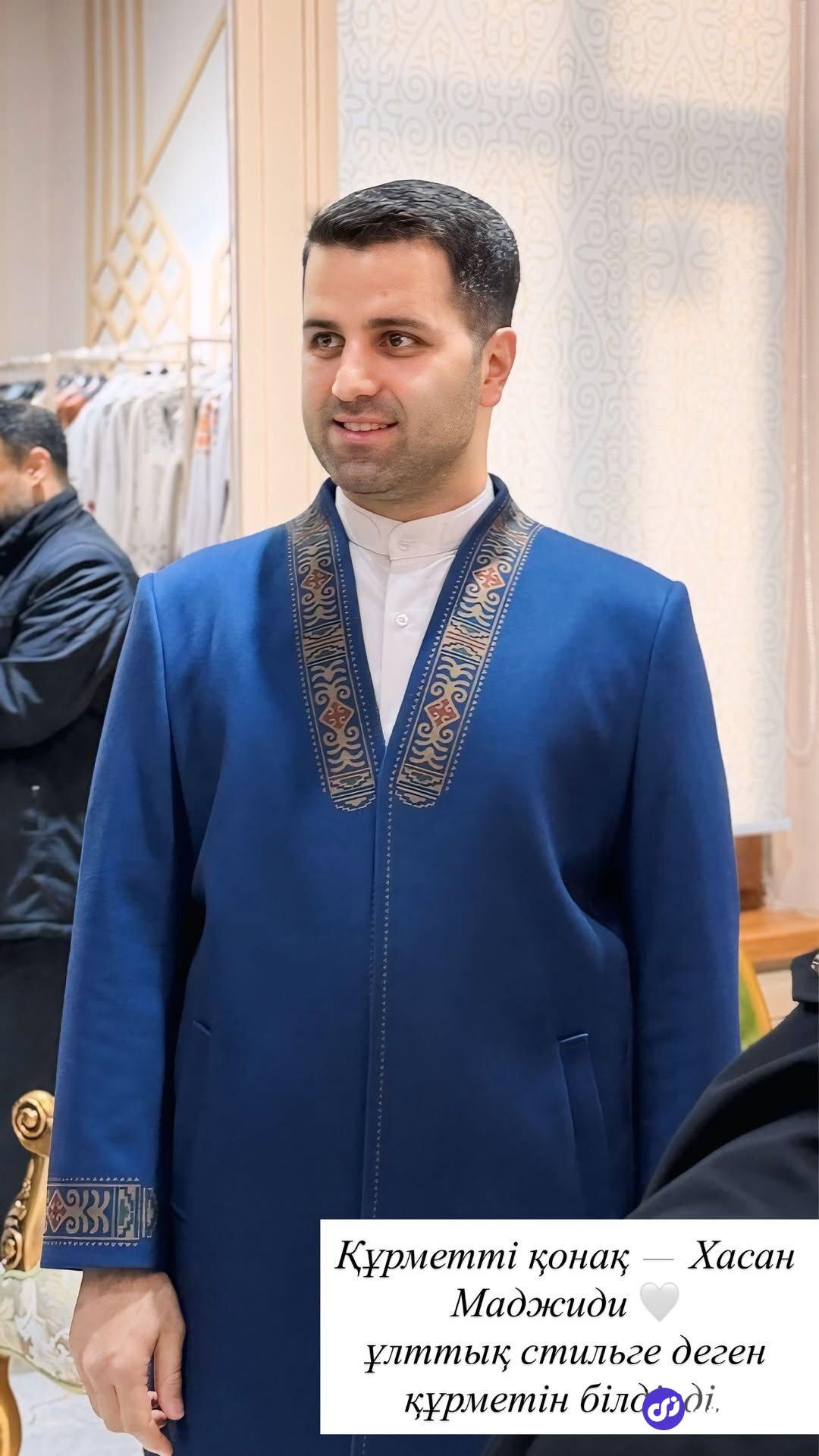 تصاویری از تیپ داماد پزشکیان در سفر به قزاقستان تصاویری از تیپ داماد پزشکیان در سفر به قزاقستان