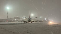 فرودگاه مشهد در پی پیش‌بینی بارش سنگین برف هشدار داد