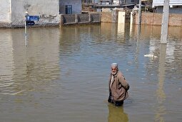 (ویدئو) اسکله شهید رجایی زیر آب رفت
