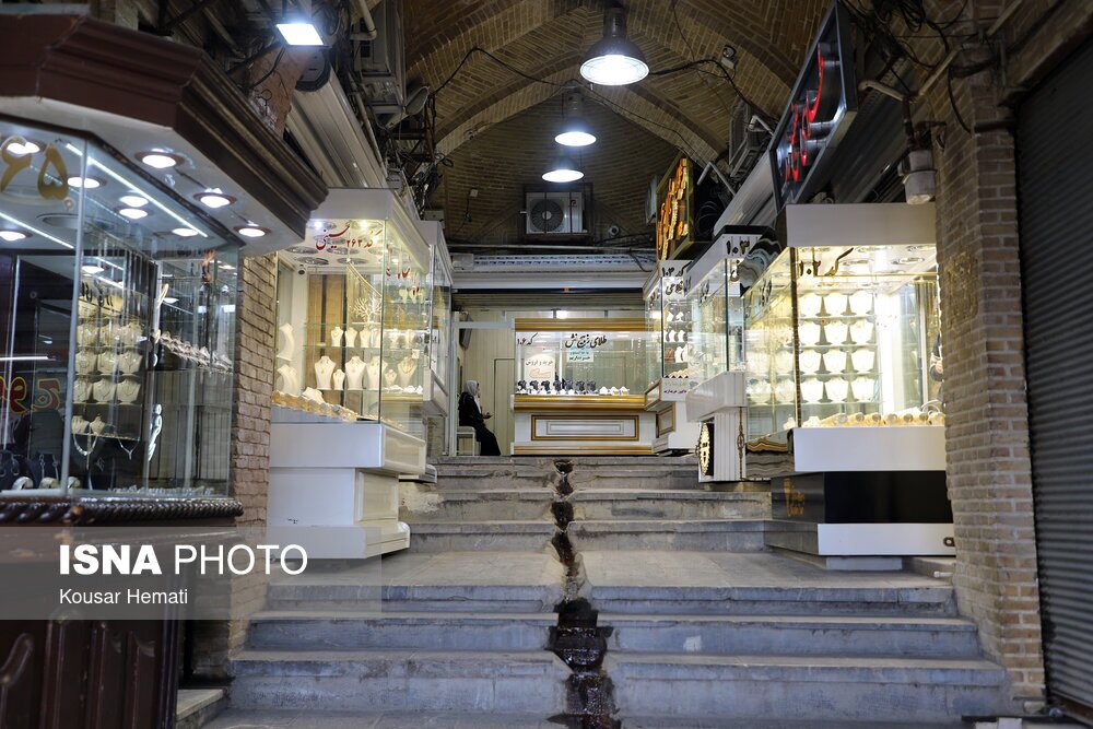 تصاویر خبرساز از بازار زرگر‌های کرمانشاه پس از افزایش قیمت طلا