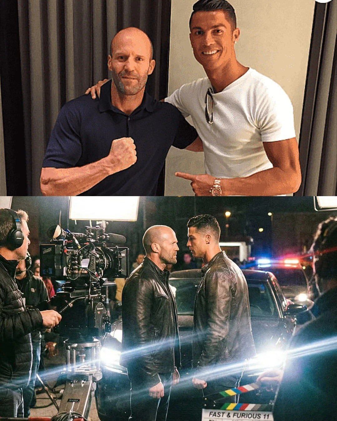 (تصاویر) رونالدو بازیگر «سریع و خشن» شد