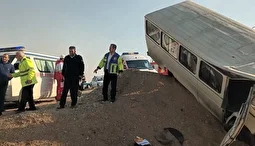 جزئیات حادثه مینی‌بوس دانش‌آموزان در گرمسار منتشر شد