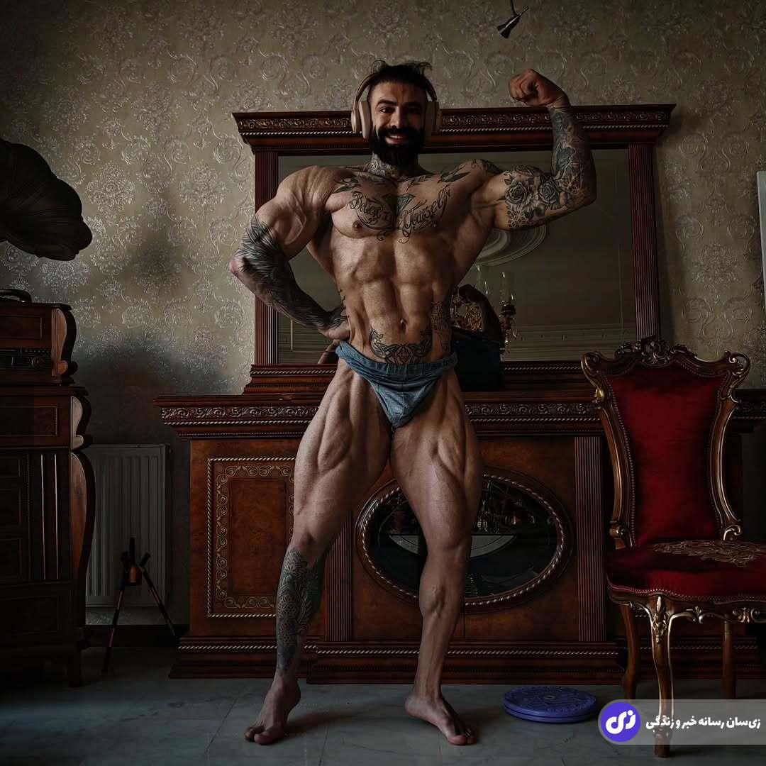 علیرضا قربانی؛ بدنساز بختیاری مشهور به «مانسون» و قهرمان فیزیک کلاسیک که دوست دارد شبیه کریس بامستد در مسترالمپیا بدرخشد