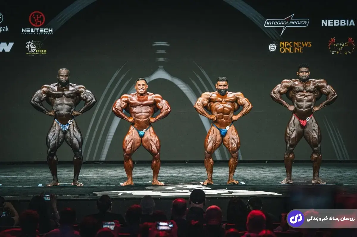 اندرو جکد؛ بدنساز معروف به «غول نیجریه» و رقیب هادی چوپان که مهندس برق بود و نفر سوم مسترالمپیای ۲۰۲۵ شد اندرو جکد