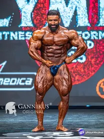 تصاویر | سومین نایب‌قهرمانی پیاییِ چوپان در مسترالمپیا؛ فیگورهای هادی چوپان را ببینید