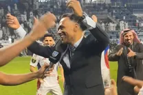 (ویدئو) رقص و خوشحالی مورایس بعد از قهرمانی الشارجه