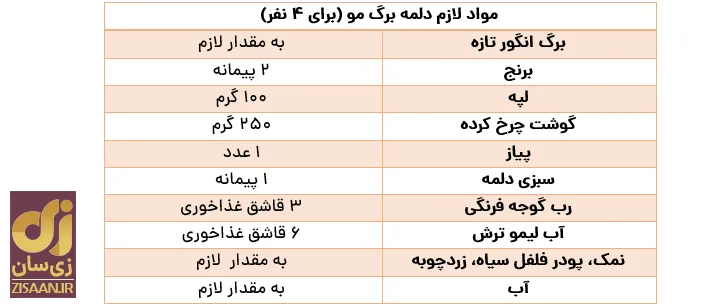 طرز تهیه دلمه ساده خانگی با برگ انگور؛ یک غذای سالم به سبک دستپخت مادربزرگ‌ها
