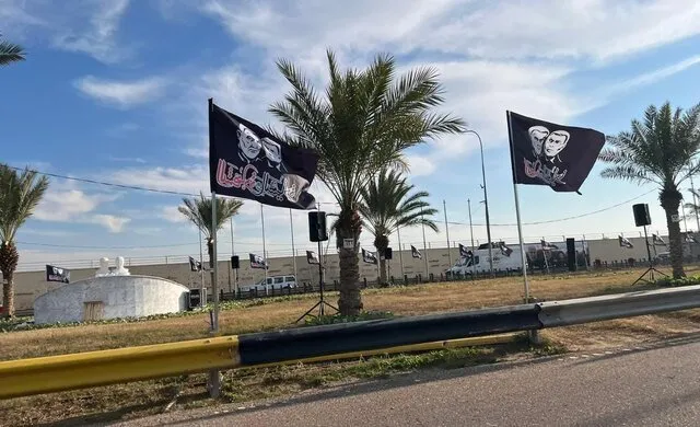 حملات موشکی به فرودگاه بغداد