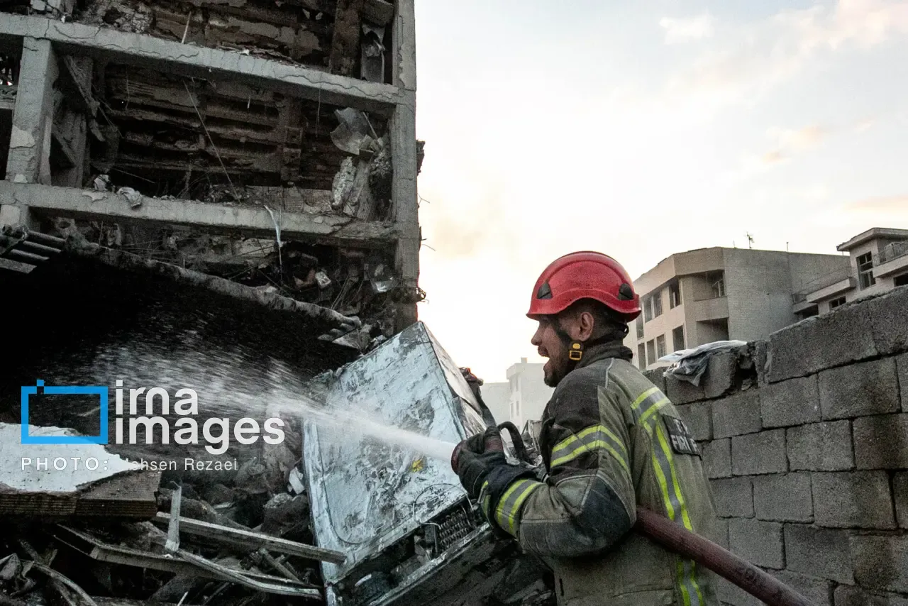 حمله موشکی به منطقه مسکونی در تهران