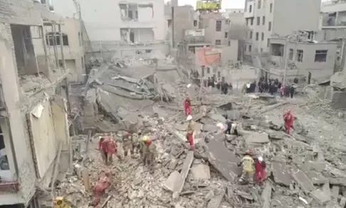 ویدئو/ نابودی یک محله مسکونی در منطقه جوادیه تهران