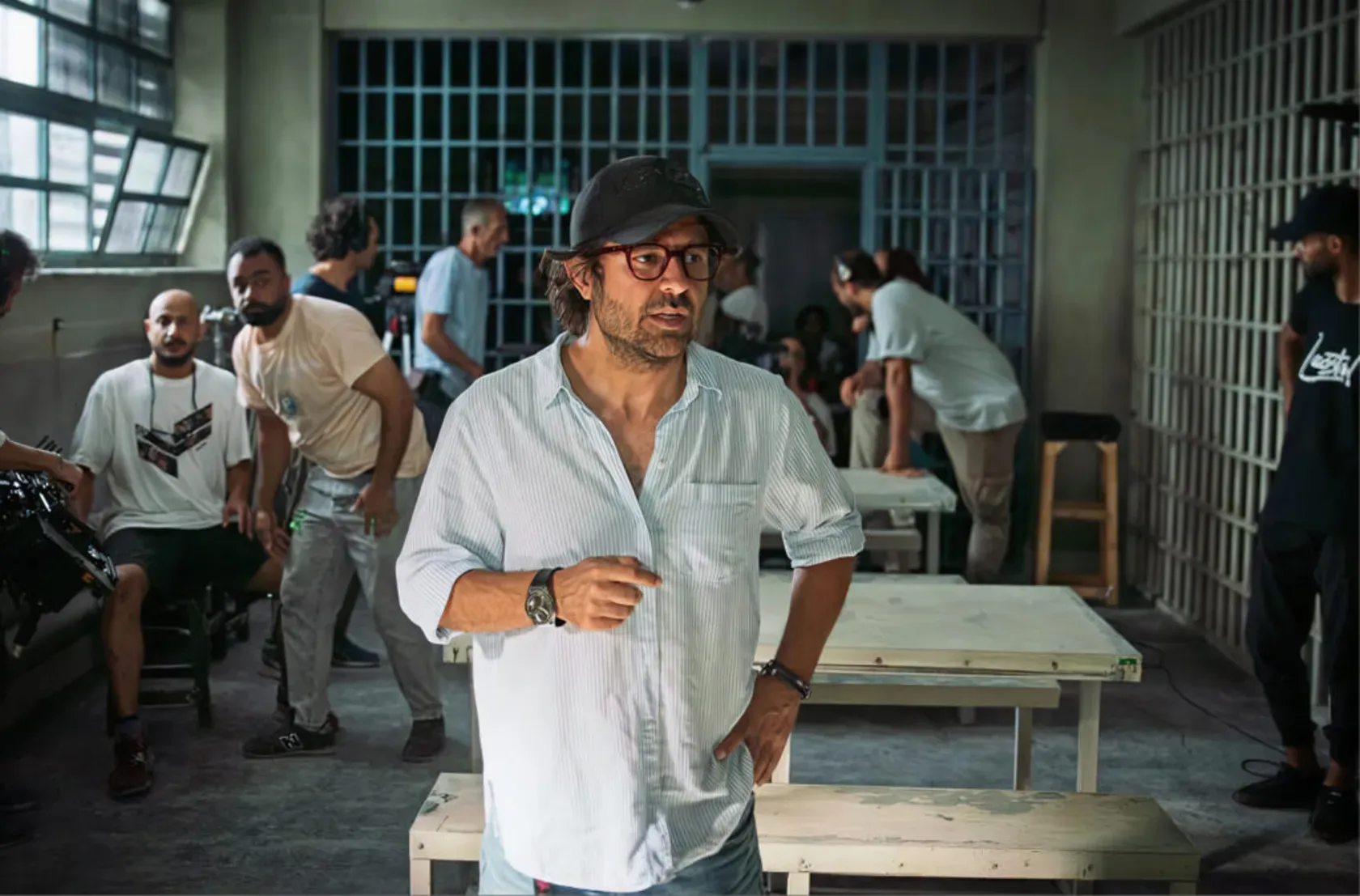 محمد صابری و هومن سیدی در سریال وحشی