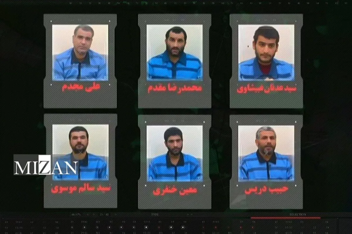 تصاویر ۶ جاسوس اسرائیل که امروز اعدام شدند