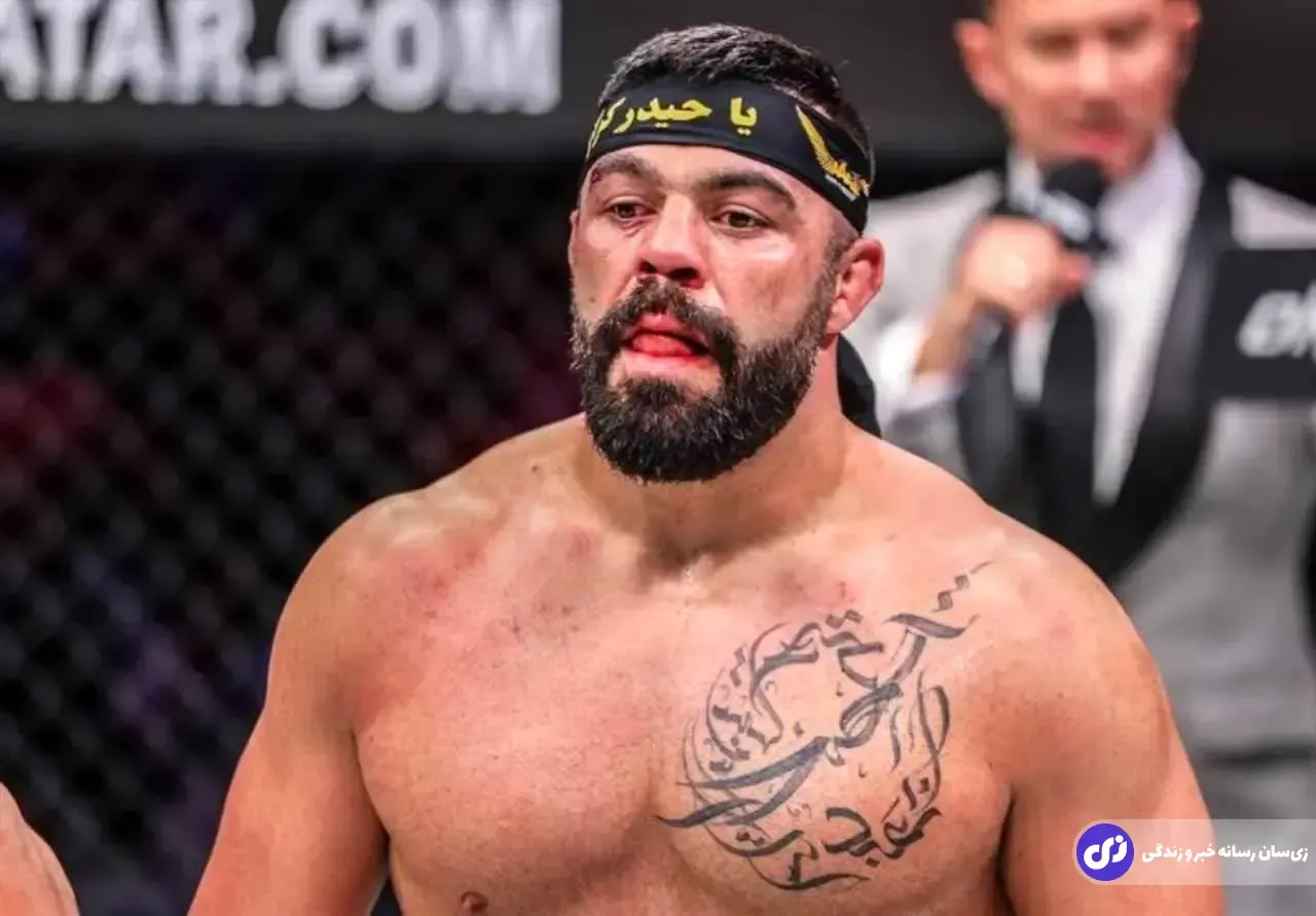 (ویدئو) امیر علی‌اکبری بعد از بردن آنتونی جانسون چه گفت؟ | شانس بردن کمربند قهرمانی چقدر است؟