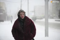 (تصاویر) برف سنگین و کولاک در نووسیبیرسک روسیه