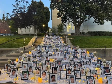 تصاویر کودکان میناب در دانشگاه برکلی آمریکا