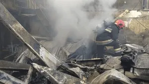 حادثه سقوط بالگرد در خمینی شهر اصفهان