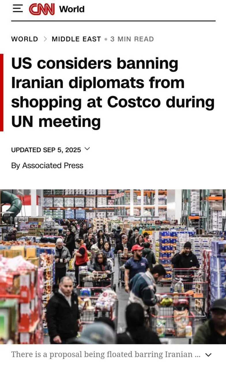 محدودیت تازه و عجیب آمریکا برای دیپلمات‌های ایرانی